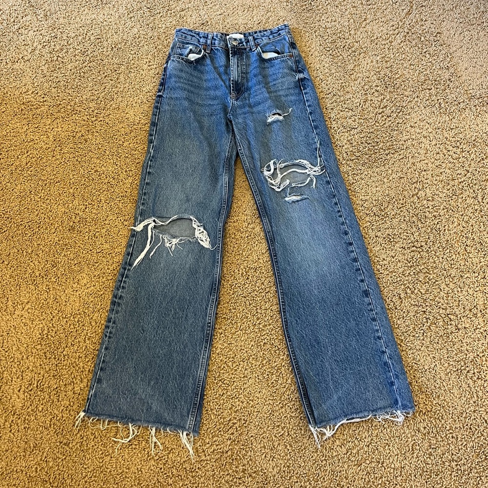 Zara wide leg jeans